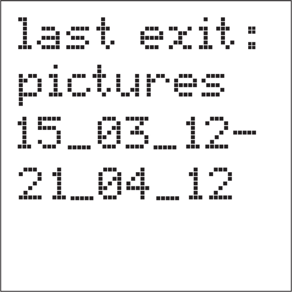 Last Exit: Pictures cover